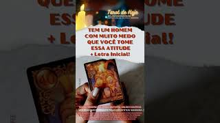 TEM UM HOMEM COM MUITO MEDO QUE VOCÊ TOME ESSA ATITUDE  LETRA INICIAL 🌟 TAROT DE HOJE Tarôs [upl. by Bealle887]