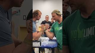 Devon Larratt vs Matt Mask practice match armwrestler armwrestling wwe treanding shortsviral [upl. by Winters711]