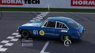 MGB GT hotlaps Silver Coin in Assetto Corsa [upl. by Anoynek]