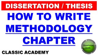 How to write Research Methodology of Thesis  Dissertation Thesis Writing  How to do Research [upl. by Ozmo]