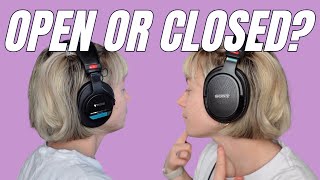 Should You Get Open or Closed Back Headphones [upl. by Nodnek]