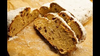 Christstollen Rezept  Christmas Stollen Recipe 크리스마스 슈톨렌 [upl. by Oys]