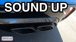 SOUND UP 3 Minutes of Cadillac CT4V Blackwing Exhaust [upl. by Yadnus964]