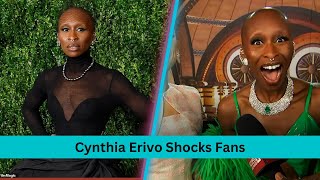 Wicked Star Cynthia Erivo Shocks Fans With ‘Rude’ Red Carpet Response [upl. by Drain]