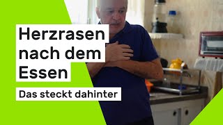 Herzrasen nach dem Essen Das steckt dahinter [upl. by Ariamat]