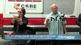 LIVE Homeless count news conference [upl. by Eenttirb]