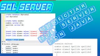 conectar sqlserver con java netbeans [upl. by Dove]