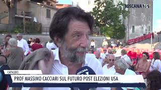 20240915 CAPALBIO  PROF MASSIMO CACCIARI SUL FUTURO POST ELEZIONI USA [upl. by Saw]