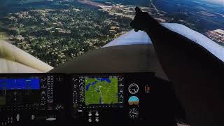 Oshkosh Fisk Arrival SimVenture on PilotEdge with the Real Oshkosh Controllers [upl. by Uni937]