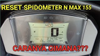 cara reset speedometer new n max 155 amp Aerox 155 [upl. by Ailimac]