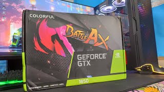 Colorful GTX 1650 Graphics Card unboxing amp testing with Ryzen 3200G amd gtx1650 3200g gaming [upl. by Shanley]