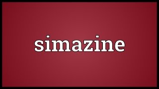 Simazine Meaning [upl. by Teodora]