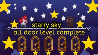 ✨TRICKY CASTLE ✨ ✨STARRY SKY ✨ ✨ALL 5 DOOR LEVEL COMPLETED✨ 🌃✨ [upl. by Catlin]