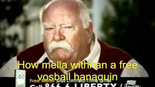 Wilford Brimley Commercial reversed Part II [upl. by Briant]