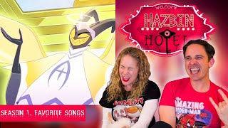 Hazbin Hotel All Songs Reaction amp Favorites Ranked [upl. by Eniarrol]