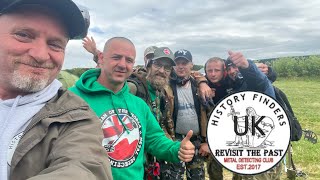 UK History Finders Weekend metaldetecting manticore [upl. by Toscano897]