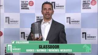 Glassdoors 5Word Speech at the 17th Annual Webby Awards [upl. by Amerak614]