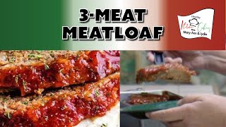 Meatloaf with Italian Sausage Turkey and Ground Beef  Easy and Delicious comfort food [upl. by Soloman]