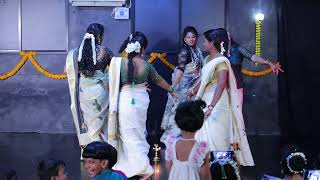 THIRUVATHIRA DANCE PERFORMANCE  ONAM 2024  DD MARTHANDAM [upl. by Gaige]