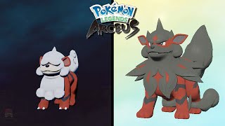 How to Find Hisuian Growlithe amp Evolve It Into Hisuian Arcanine in Pokemon Legends Arceus [upl. by Coppola643]