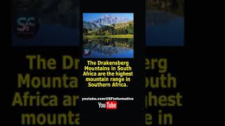 Drakensberg Mountains Highest in Southern Africa [upl. by Naenaj367]