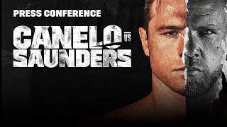 Canelo vs Billy Joe Saunders Full Final Press Conference Broadcast [upl. by Preston]