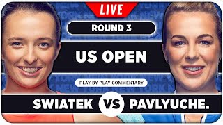 SWIATEK vs PAVLYUCHENKOVA • US Open 2024 • LIVE Tennis Talk Watchalong [upl. by Calderon]