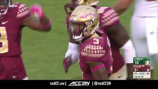 FSU RB Cam Akers Top Plays 2017 [upl. by Nuahsed]