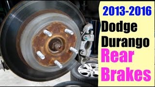 20132016 Dodge Durango Rear Brakes [upl. by Christie885]