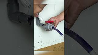 Master Plumber Shares Quickest Method to Fix PVC Pipe Without a Stop Valve diy plumbing shorts [upl. by Housen]