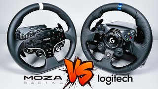 Moza R3 vs Logitech G923  G920  BEST Budget Racing WHEEL [upl. by Niko]