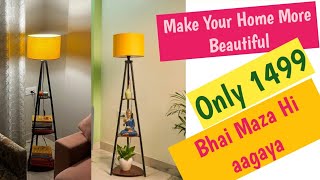 Crosscut Floor Lamp  Best Lamp under 1500 rs  best decorative item for home  Home decoration [upl. by Aramoiz233]