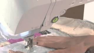 Brother Domestic Sewing Machine Quilting Foot Tutorial [upl. by Lynch]