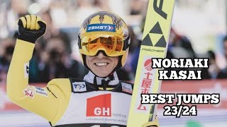 Noriaki Kasai  Best Jumps 2324 [upl. by Krucik]