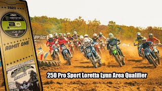 RAW 250 Pro Sport  Loretta Lynn Area Qualifier  Briarcliff MX  2023 [upl. by Anaitak]