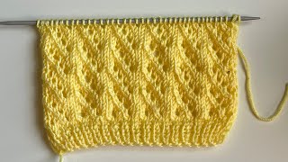 Knitting stitch pattern 25 [upl. by Joh]