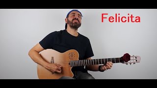 Felicità  Al Bano amp Romina Power  Acoustic Nylon Guitar  Antonis Simixis cover [upl. by Ramma]