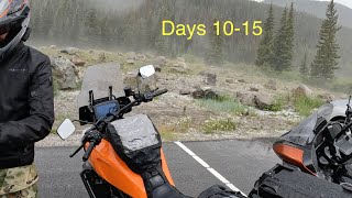 2024 Motorcycle Trip  Days 1015  Colorado Riding [upl. by Bertie810]