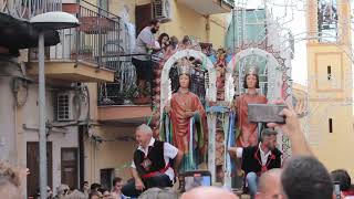 Processione Santi Cosma e Damiano Sferracavallo PA 2023 [upl. by Aikenahs]