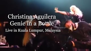 Christina Aguilera  Genie in a Bottle Live in Kuala Lumpur Malaysia [upl. by Ddej]