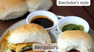 Mumbais Vada pav experiment in Bangalore Sg palaya 📍 Based on batchelors life😂 [upl. by Ahsemaj149]