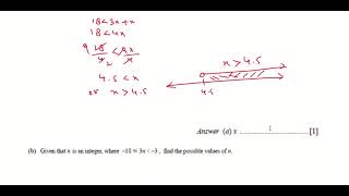 Lesson 4 Maths 4024 O Level Solution to Inequality Q 14151617 [upl. by Salita]