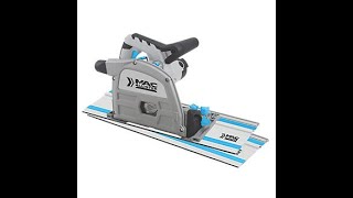 Mac Allister MSPS1200 Best Electric Plunge Saw with Rails included  Less than 100 [upl. by Nostets]