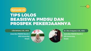 TIPS LOLOS BEASISWA PMDSU DAN PROSPEK PEKERJAANNYA [upl. by Jegger]