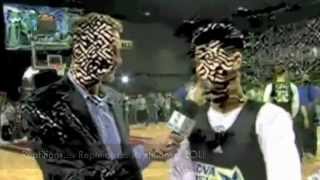 Reptilian Shapeshifting Jeremy Lin amp Reporter Really good one [upl. by Olin]