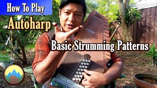 How to Play Autoharp  Basic Strumming Acoustic Rock Country Folk Bluegrass [upl. by Marlea]