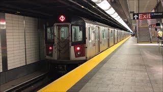 NYC Subway HD 60fps R188 amp R62A 7 Train Action  34th Street  Hudson Yards 61617 [upl. by Annawyt]