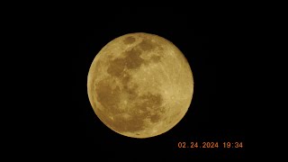 Snow MoonFull Moon 22424 735pm [upl. by Wil]