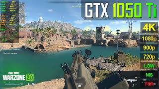 GTX 1050 Ti  Call Of Duty Warzone 20 [upl. by Llerrod937]