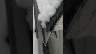 how to install a shed gutter using roofing drip edge  very cheap and easy DIY [upl. by Naryk]